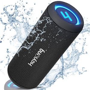 Heysong Bluetooth Wireless Portable Speaker Waterproof Stereo Bass USB TF LOUD