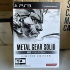 Metal Gear Solid HD Collection Limited Edition (PlayStation 3, PS3) NEW SEALED