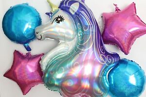 Unicorn Balloons 5 Piece Set