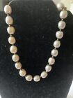 Miriam Haskell Baroque Pearl Choker Necklace, Vintage Miriam Haskell, 17”