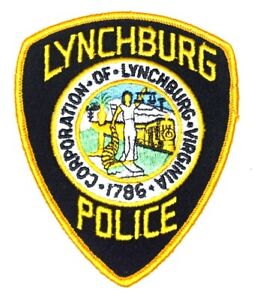 LYNCHBURG VIRGINIA VA Sheriff Police Patch VINTAGE OLD MESH