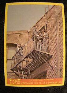 Vintage The Monkees Raybert Trading Card 1967 29 B All 4 Guys Fire Escape TV