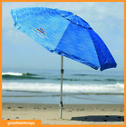 TOMMY Bahama 8' Beach Umbrella w/ Tilt BLUE Color