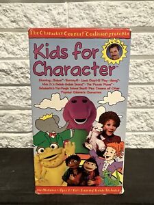 Barney Kids for Character VHS Video Tape Gullah Island Lamb Chop Magic Bus RARE!