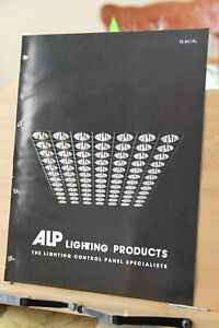 Brochure ALP Lighting Products Chicago IL 1970's Vintage Control Panel DECO
