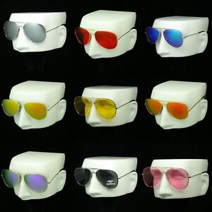Sunglasses aviator style unbranded men women new retro vintage lens blocking