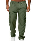 Men's Casual Joggers Pants Sweatpants Cargo Combat Loose Active Sports Trousers