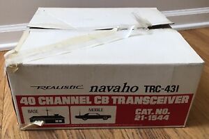 New ListingVintage Realistic Navaho TRC-431 CB Radio Base Station Original Box