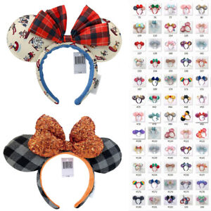 110 Styles Disney Parks Mickey Paris Magical Bow Minnie Ears Christmas Headband