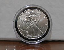 2021 $1 T 1 American Silver Eagle 1 oz Uncirculated Coin & Capsule AUCTION💰🔨