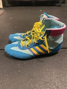 RARE Teal Combat Speed 5 Wrestling Shoes- Size 10