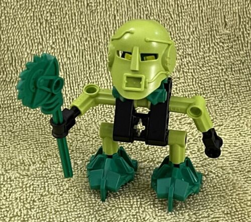 LEGO Bionicle Green Turaga - “ MATAU “ ( Set # 8541 ) Complete Build