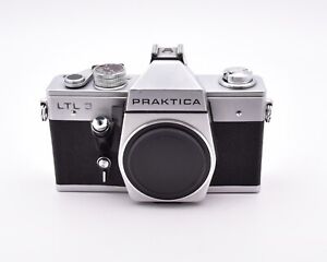 Pentacon Praktica LTL3 Silver 35mm Film Camera with M42 Body Cap (#10834)