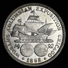 1892 Columbian Expo Silver Half Dollar BU *UNCIRCULATED* MS PROOF LIKE E164 XCR