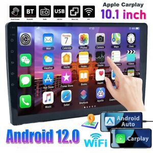 Android 12 10.1 Inch Car Stereo Radio In Dash GPS Navi Wifi FM DSP No-DVD Player