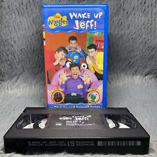 The Wiggles WAKE UP JEFF! 1999 VHS 15 Get Up & Dance Songs-Blue Clamshell Rare