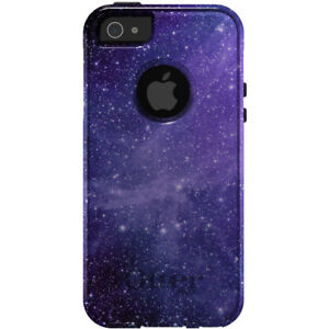 OtterBox Commuter for Apple iPhone (Pick Model) Purple Black White Star Nebula