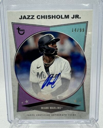 2023 Topps Brooklyn Collection Jazz Chisholm Jr AUTO /99