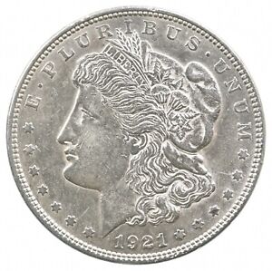 1921 Morgan Silver Dollar - Last Year Issue 90% $1 Bullion *437