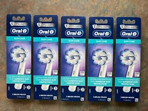 Genuine ORAL B GUM CARE Replacement heads 15 count total New in Package