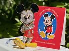 Arribas Brothers Swarovski Crystal Vintage Mickey Mouse Miniature Figurine 1997