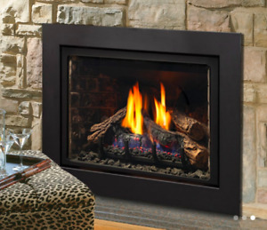Kingsman Direct Vent Gas Fireplace Insert Traditional Millivolt Propane -IDV26LP