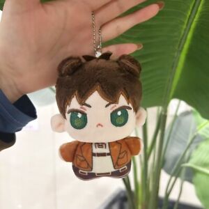 Eren Jaeger Attack On Titan Anime Doll Keychain Collection Pendants Doll Gift