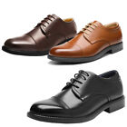 Men's Dress Oxfords Formal Business Derby Shoes US Wide Size 6.5-15