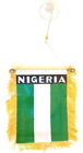 Nigeria MINI BANNER FLAG GREAT FOR CAR & HOME WINDOW MIRROR HANGING 2 SIDED