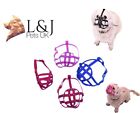 Dog Muzzle for Shih Tzu  , Pug and other flat face faced short snout dog's
