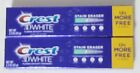 SET OF 2 Crest 3D White Stain Eraser Mint Splash Fluoride Toothpaste 2.3oz