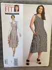 Vogue Pattern V1297 Ms TODAY'S FIT~Sandra Betzina Dresses w/Side Drapes All Size