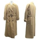 Vintage 70s ETIENNE AIGNER Womens 8 Long Belted Trench Coat Lined Overcoat Rain