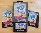 Sega Genesis (CIB) Sonic The Hedgehog - COMPLETE Retail Box w/ Hang Tab, Manual