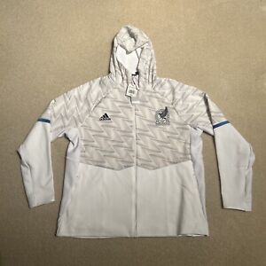 adidas Mexico 22/23 Game Day Full-Zip Travel Hoodie Jacket IC4450 size 2XL
