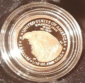2021 American Eagle GOLD PROOF 1/10 oz. Type 2 in Hand!