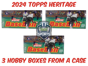 New Listing2024 Topps Heritage Hobby Baseball 3-Box Break (10/11/12) - PITTSBURGH PIRATES