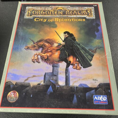 AD&D 2nd Edition City of Splendors - Waterdeep Forgotten Realms COMPLETE in box