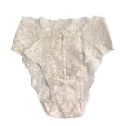 Wacoal Vintage Panties Lace High Cut High Waist Sissy Rhinestones Large