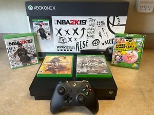 Microsoft Xbox One X 1TB NBA 2K19 Console Bundle With Games. Only One Owner, Me!