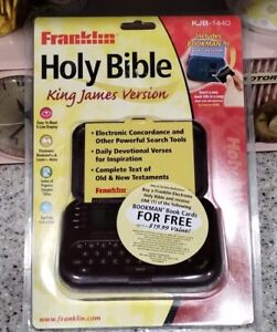 New Vintage Franklin Electronic Holy Bible King James Version KJB 1440