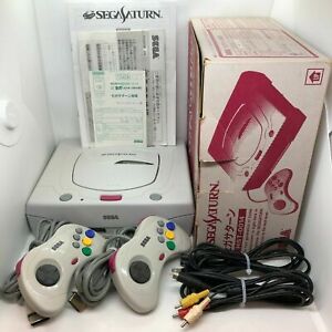 Sega Saturn Console White HST-3220 Japanese Version - Choose Your Accessories
