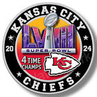 Kansas City Chiefs 2023-2024 Super Bowl 58 Champions Vinyl Stickers Decal NFL
