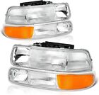 Headlights Assembly Compatible with 1999-2002 Chevy Silverado / 2000-2006 Tahoe