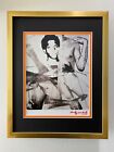 ANDY WARHOL + RARE 1984 SIGNED + BASQUIAT PRINT + MATTED TO 11X14 LIST$549=