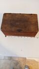 Nice antique wood cigar box with box joints Cosmopolite brand