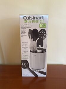 New ListingNIB Cuisinart Tool and Gadget Set, 10 PC Set; Silver/Black