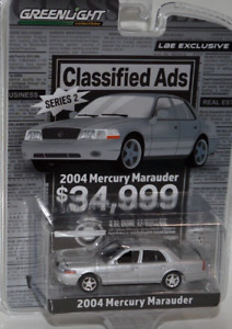 Greenlight 1/64 Silver 2004 Mercury Marauder 04 Diecast Model Toy Car Limited Ed