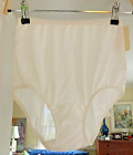 VTG Granny Panties Gusset White Sissy Panty 5 Merryline USA New Sheer Nylon