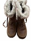 Sorel Boots, Woman’s Brown, Inner Faux Fur Lining, Winter/Fall Boots Size 7.5